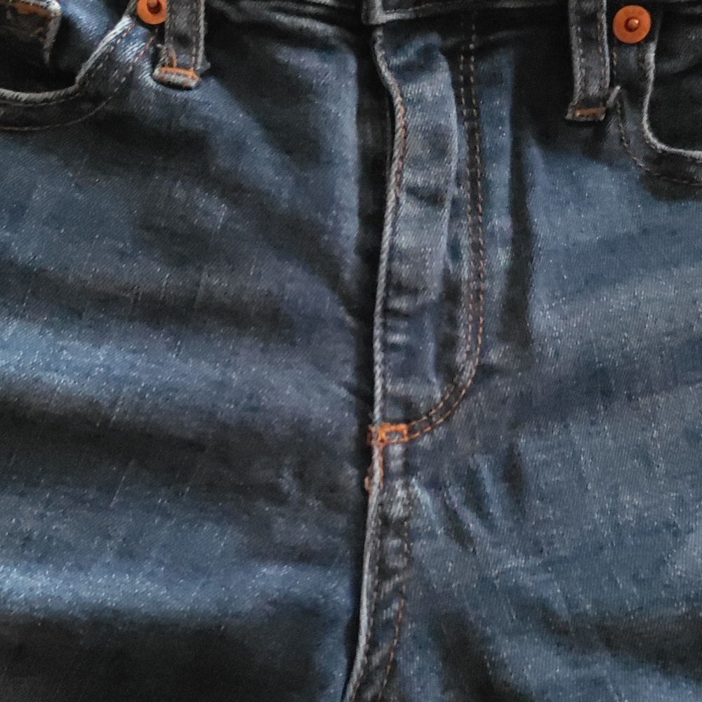 Skynny Distressed Blue Jeans Size 27 GAP 1969 - Picture 7 of 7